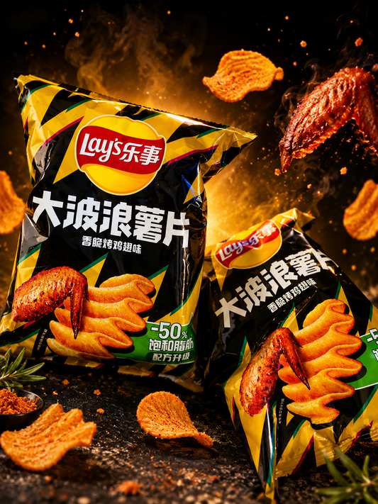 Lay’s Wave Chips Wings Flavor