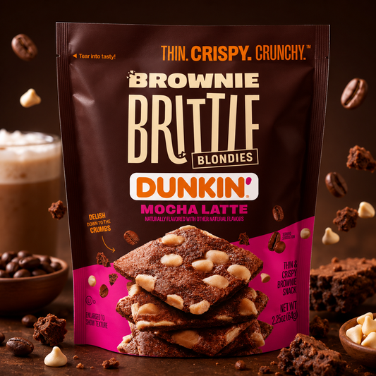 Brownie Brittle Dunkin Mocha Latte