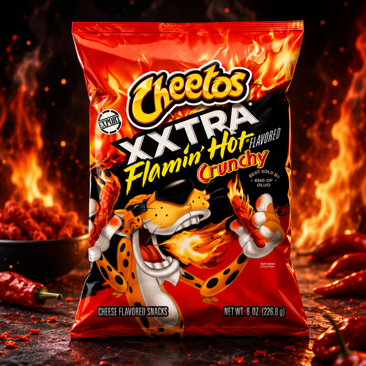 Cheetos xxtra flamin hot