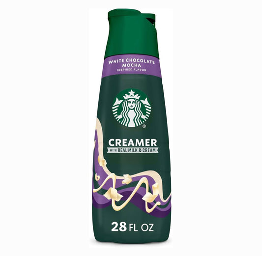 Starbucks creamer white chocolate mocha with real milk
