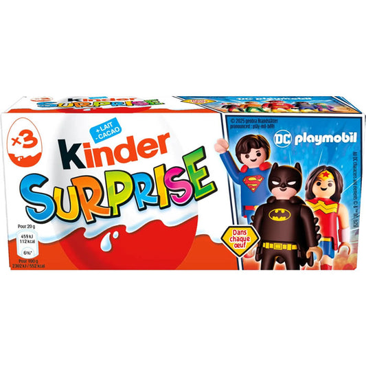 Kinder surprise DC x3 pieces