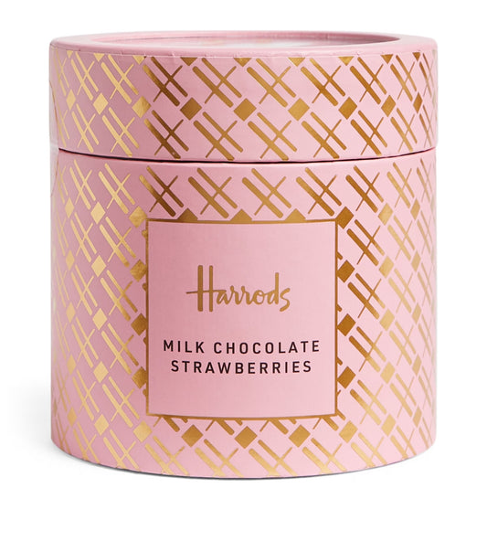 Harrods milk chocolate strawberries
