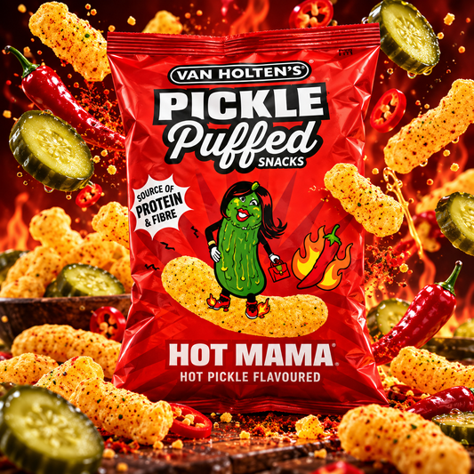 Pickle Puffed HOT MAMA Hot Pickle Flavored