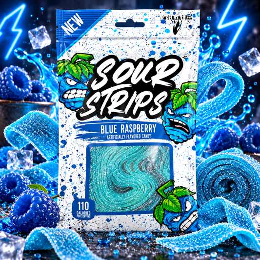 Sour Strips Blue Raspberry
