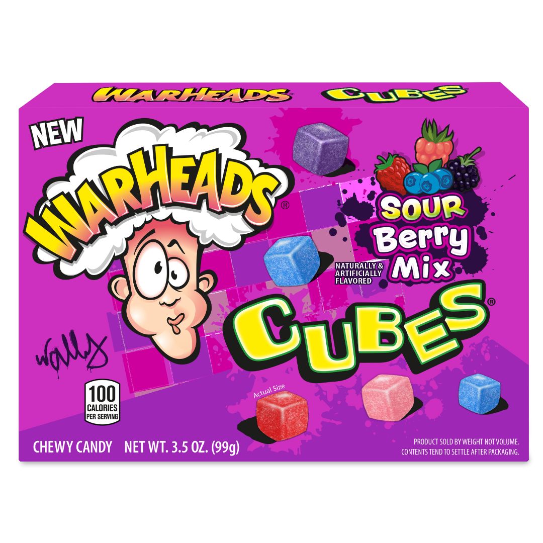 Warheads Cubes Sour Berry Mix