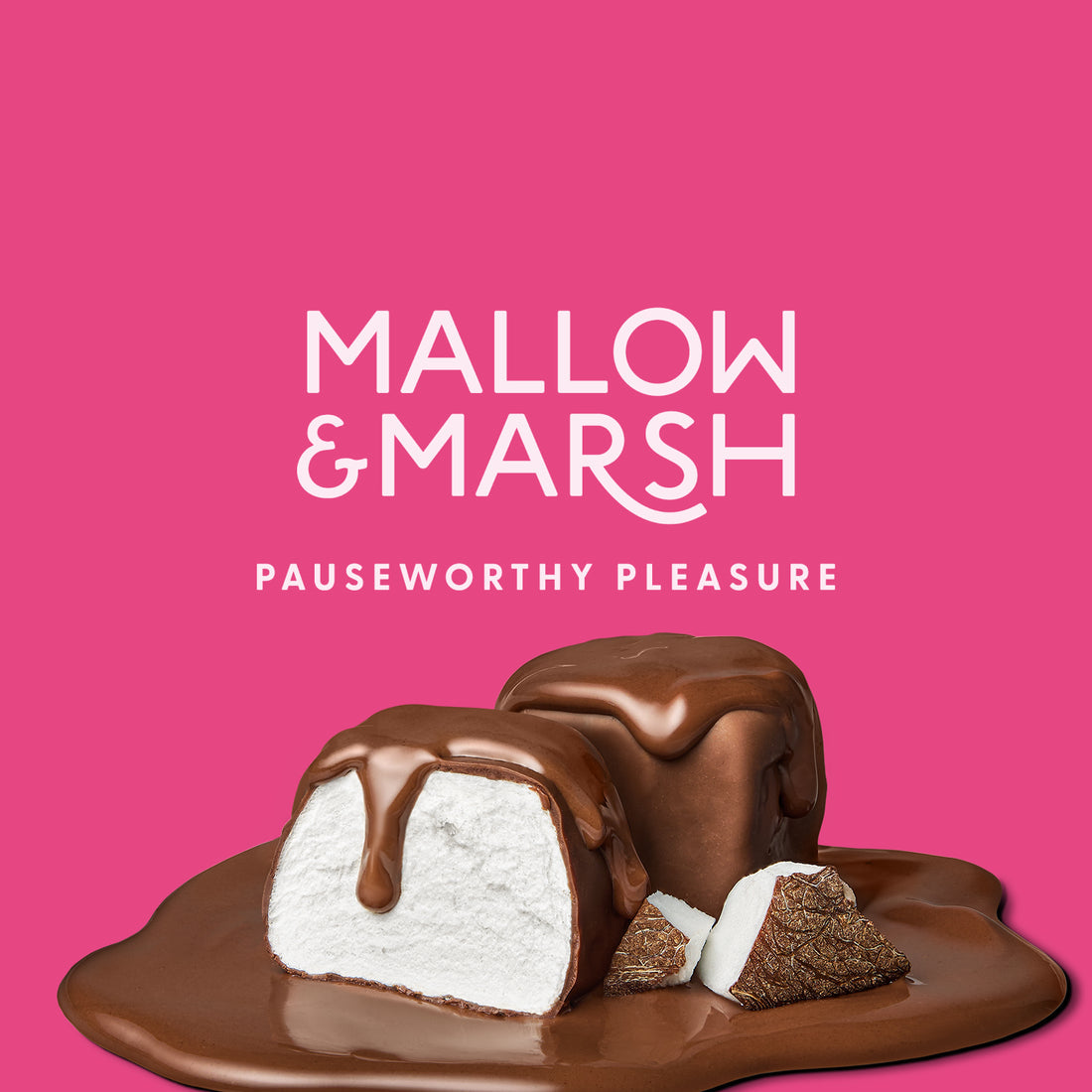 MILK CHOCOLATE OVER COCONUT MALLOWS