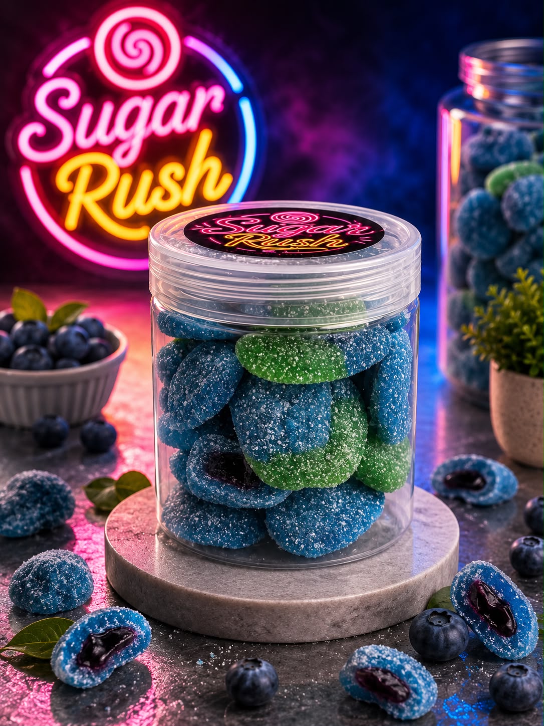 Stuffed Raspberry Candy