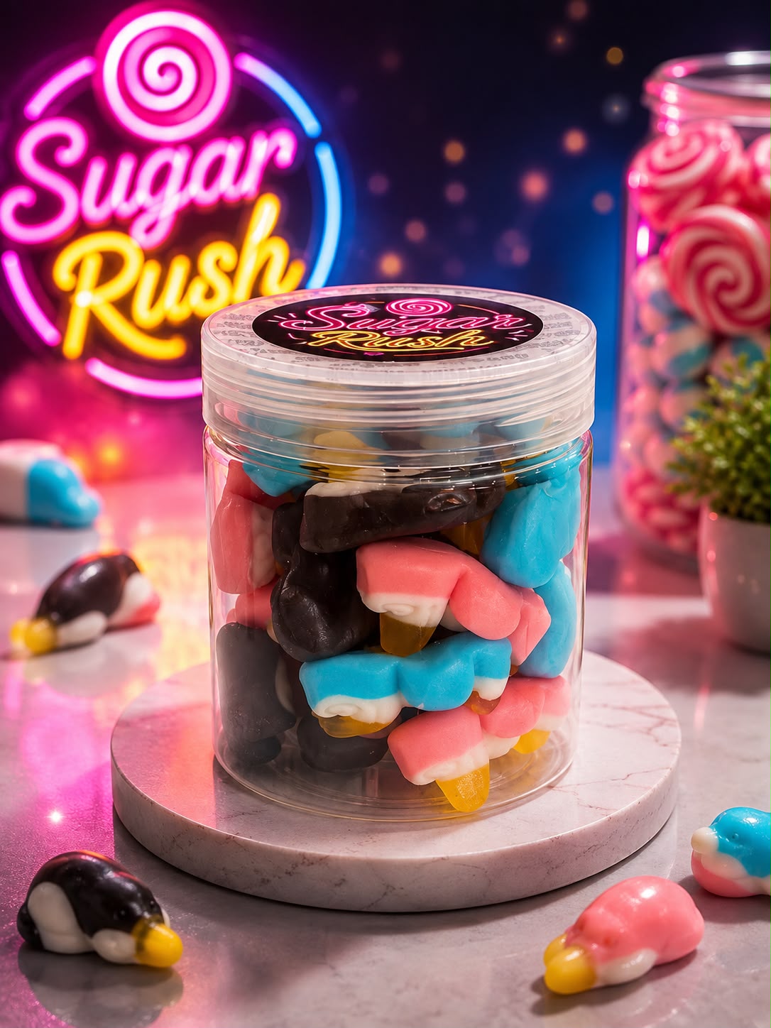 Sweet Penguin Gummy Candy