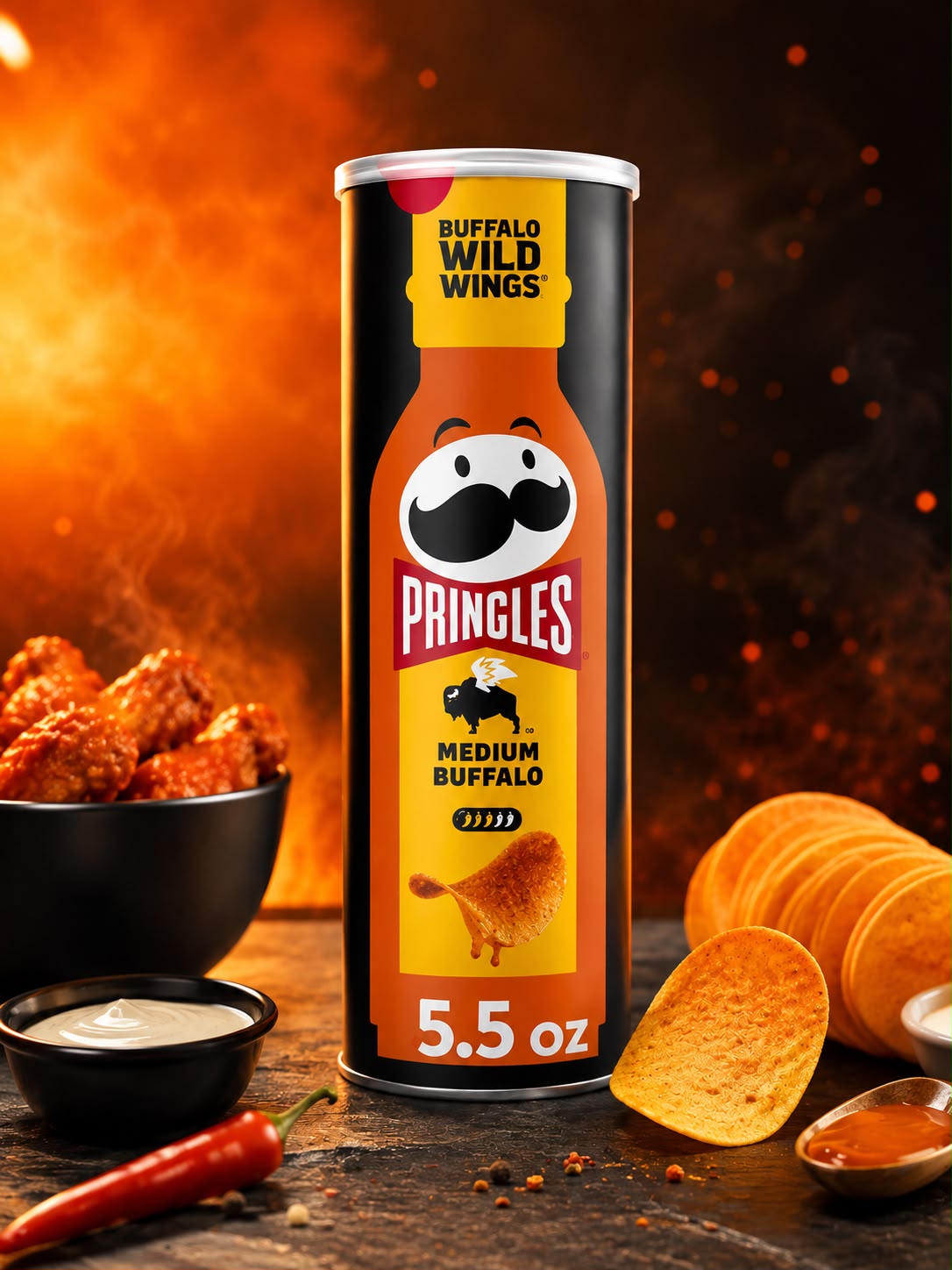 Pringles Buffalo Wild Wings (Medium Buffalo)