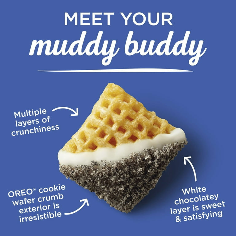 Chex Mix Muddy Buddies, OREO Cookies and Cream