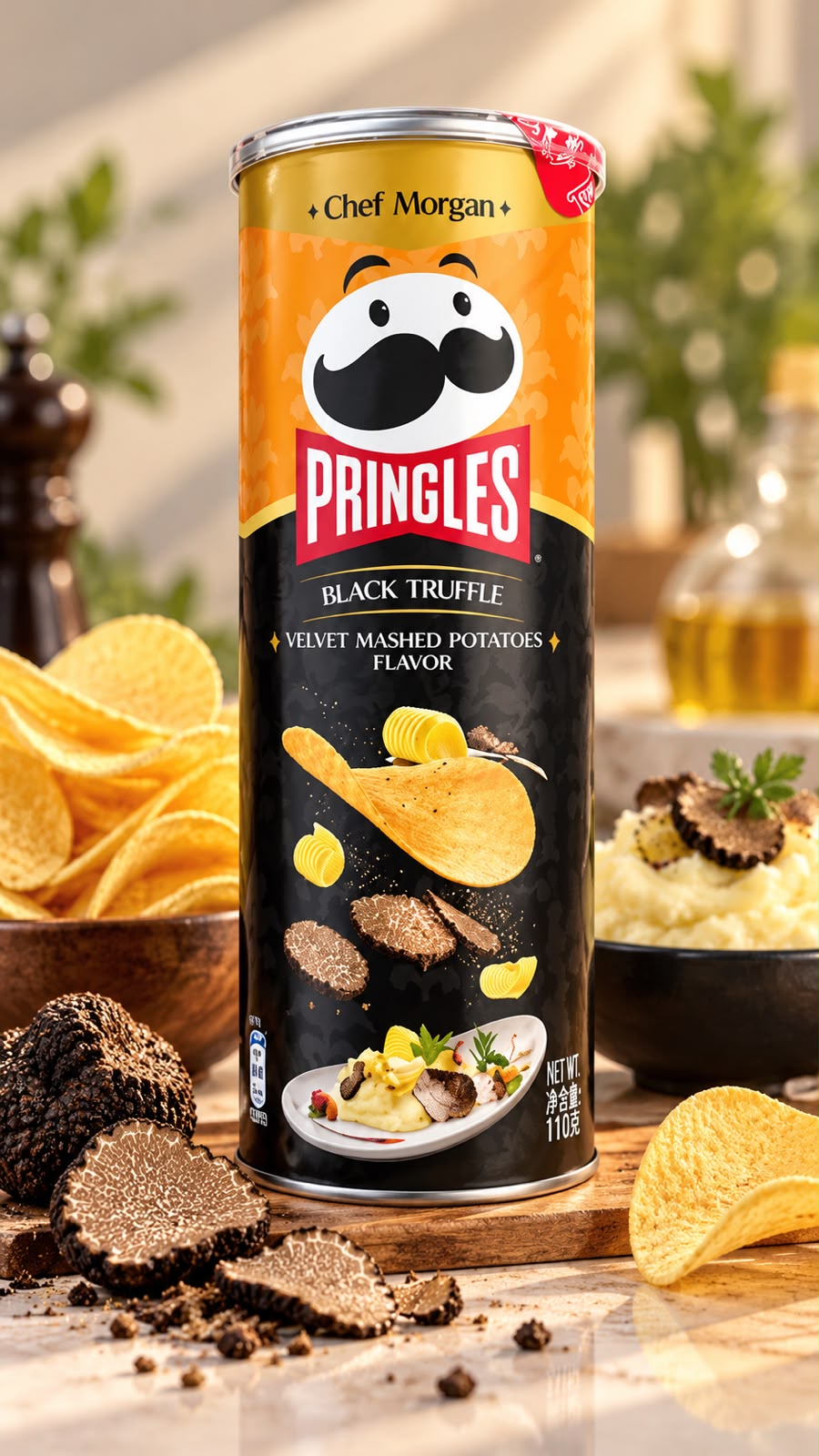 Pringles Black Truffle Mashed Potato Flavor