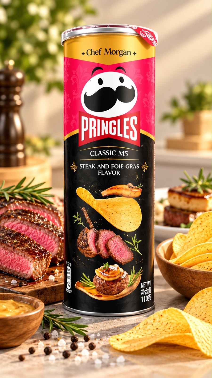 Pringles Steak & Foie Gras Flavor
