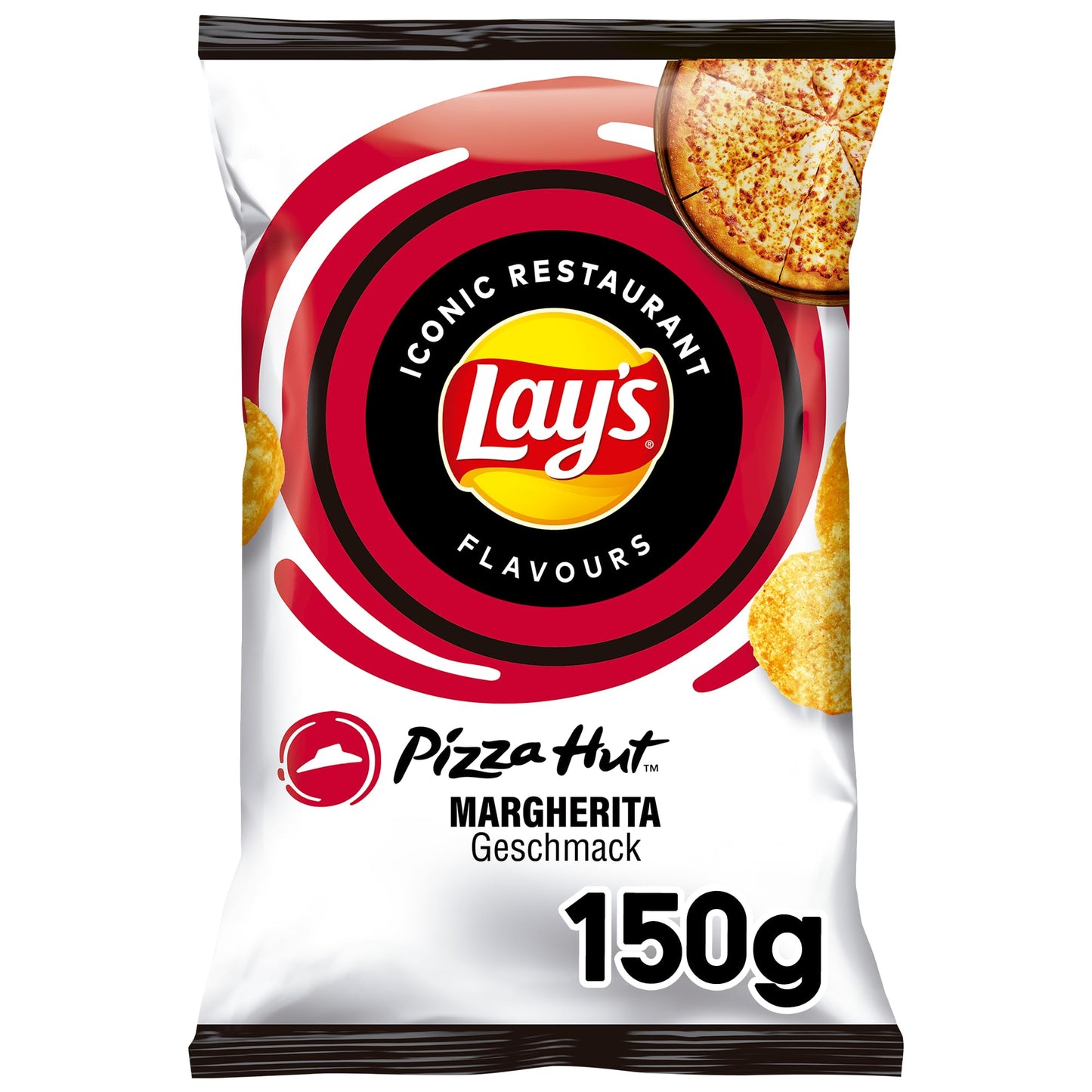 Lays pizza hut margarita family size 150g