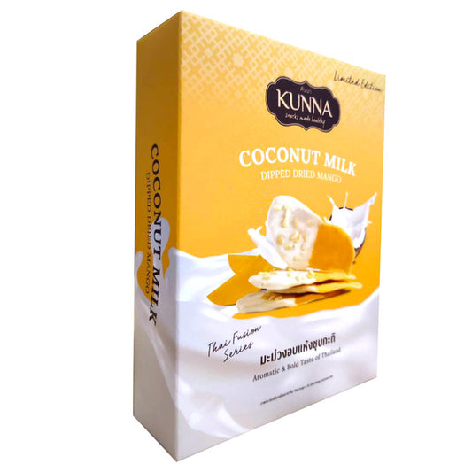 Coconut milk dipped dried mango