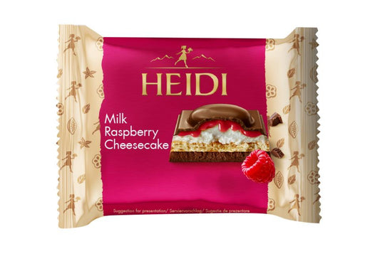 Heidi milk raspberry cheese cake